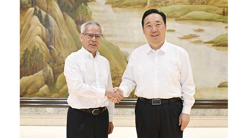 岑浩輝與浙江省委書記王浩會面  推進浙澳新輪務實合作    