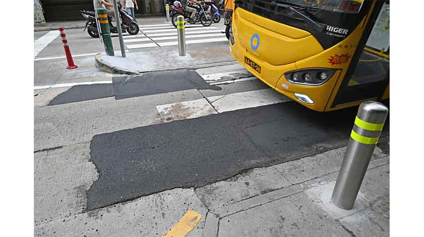 巴素打爾古街路面受損今起緊急維修    