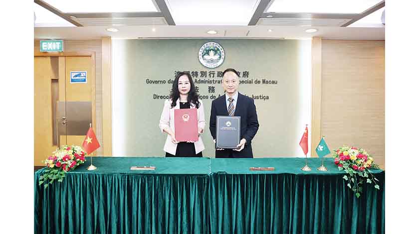 特區與越南草簽《刑事司法協助協定》    